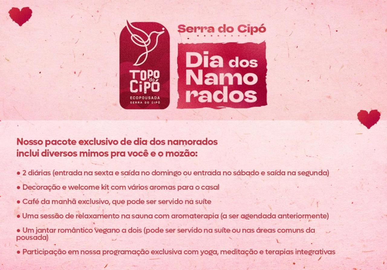 Topo Do Cipo Ecopousada Vegana Serra do Cipo National Park Bagian luar foto